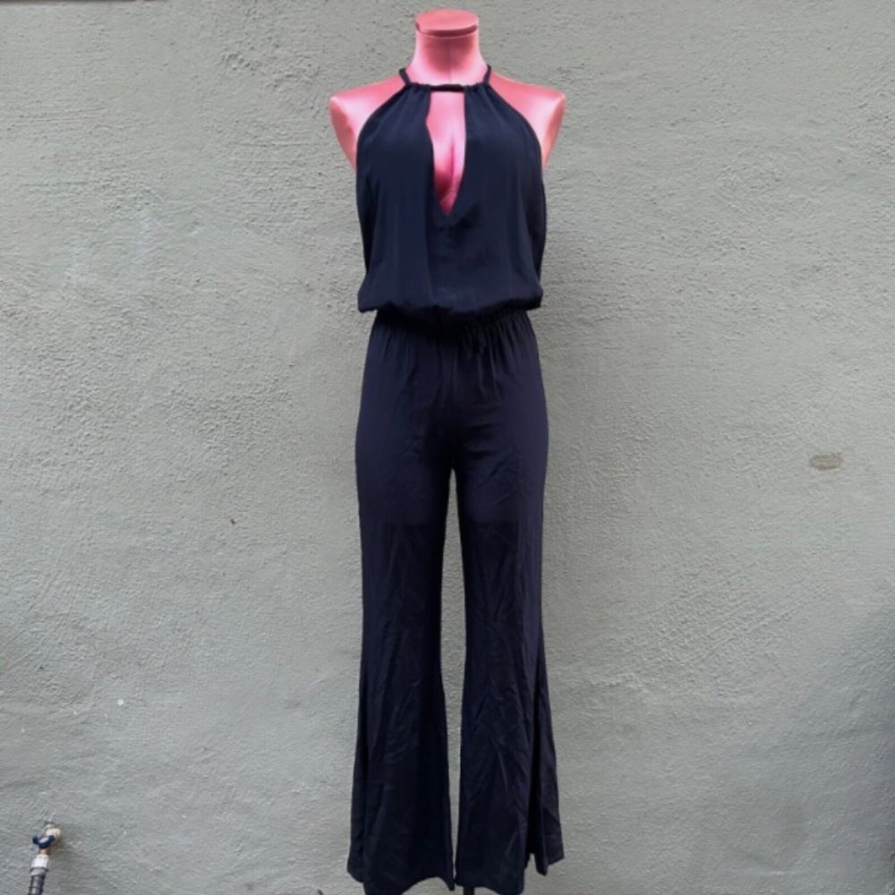 Stone Cold Fox Silk Louisiana Jumper - navy blue